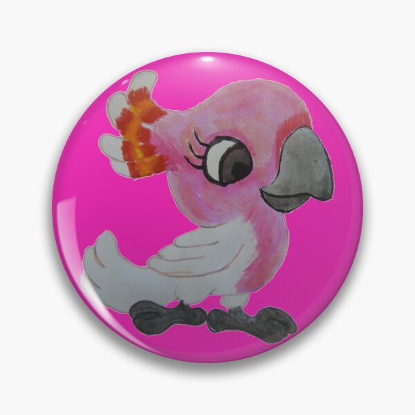 Item preview, Major Mitchell - Pink Cockatoo Cartoon designed and sold by ABY-Creative.