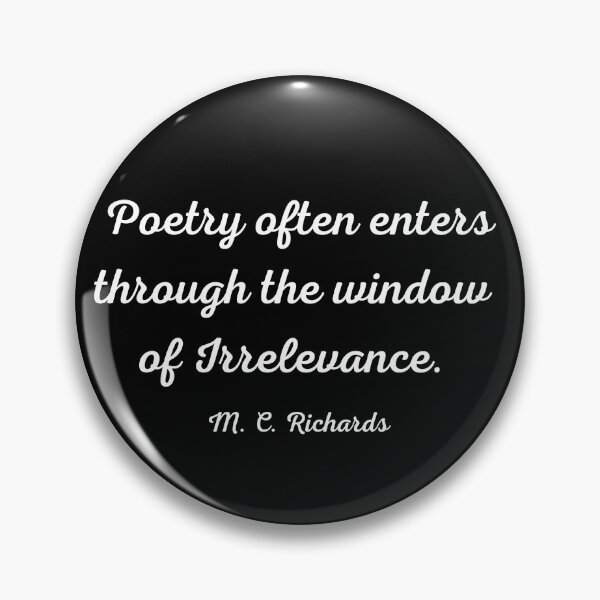 Item preview, Artist Way Daily Pages quote, MC Richards, Poetry designed and sold by timg58.