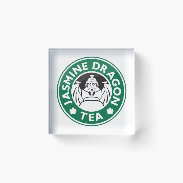 Jasmine Dragon Tea Shop Acrylic Block