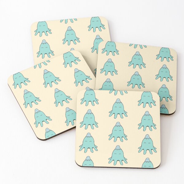 Item preview, Octopus Friends – Light Teal on Cream Repeat designed and sold by ImperfectLife.