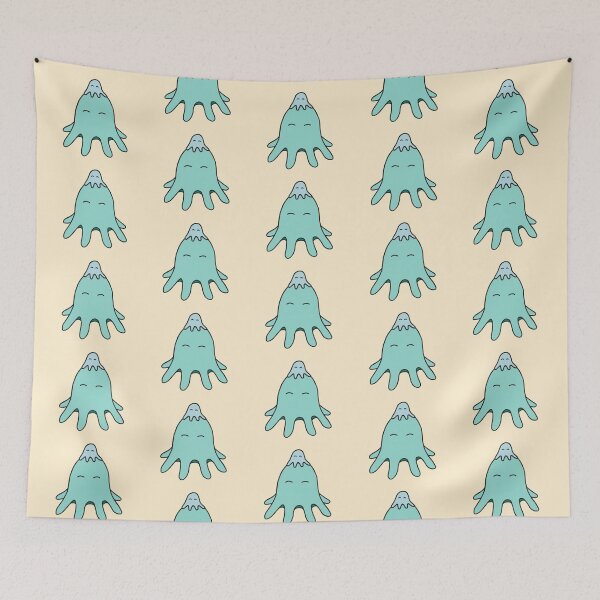 Item preview, Octopus Friends – Light Teal on Cream Repeat designed and sold by ImperfectLife.