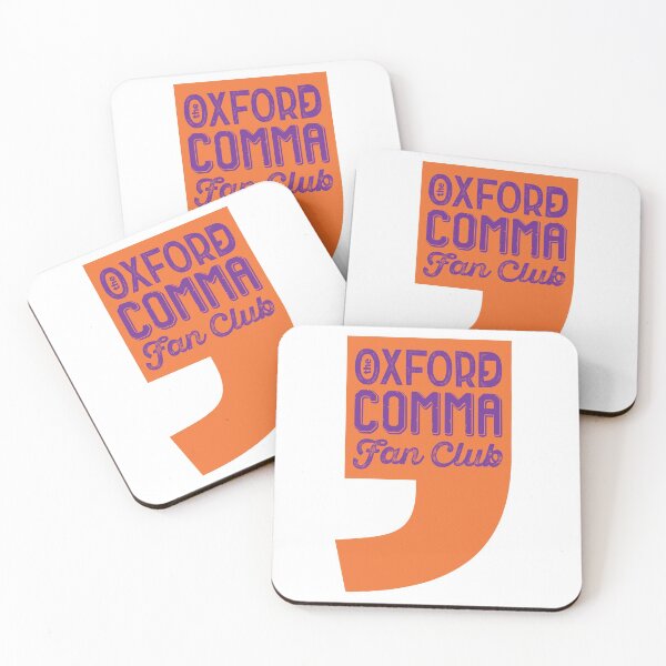 Item preview, Oxford Comma Fan Club designed and sold by EmmaQuills.