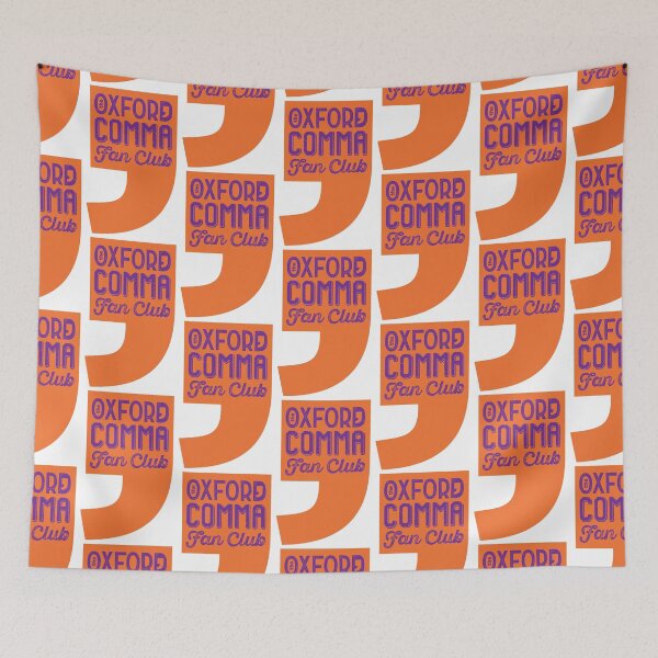 Item preview, Oxford Comma Fan Club designed and sold by EmmaQuills.