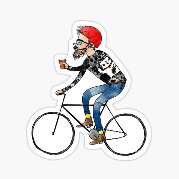 Artikel-Vorschau von Radfahren zum Kaffeetrinken, designt und verkauft von surfingsloth.