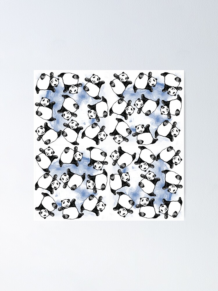 Alternate view of Tumbling Baby Pandas Poster