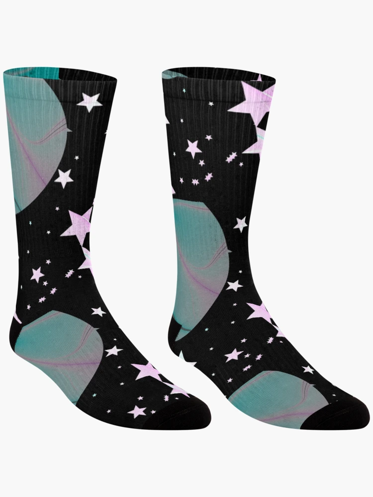 Thumbnail 3 of 5, Socks, Pastel space designed and sold by RKSDesigns.