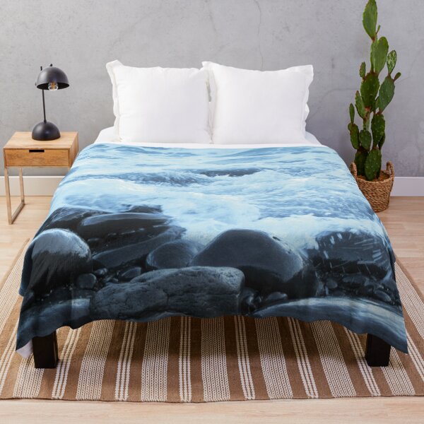 Item preview, waves on rocks photo designed and sold by bravescribbler.