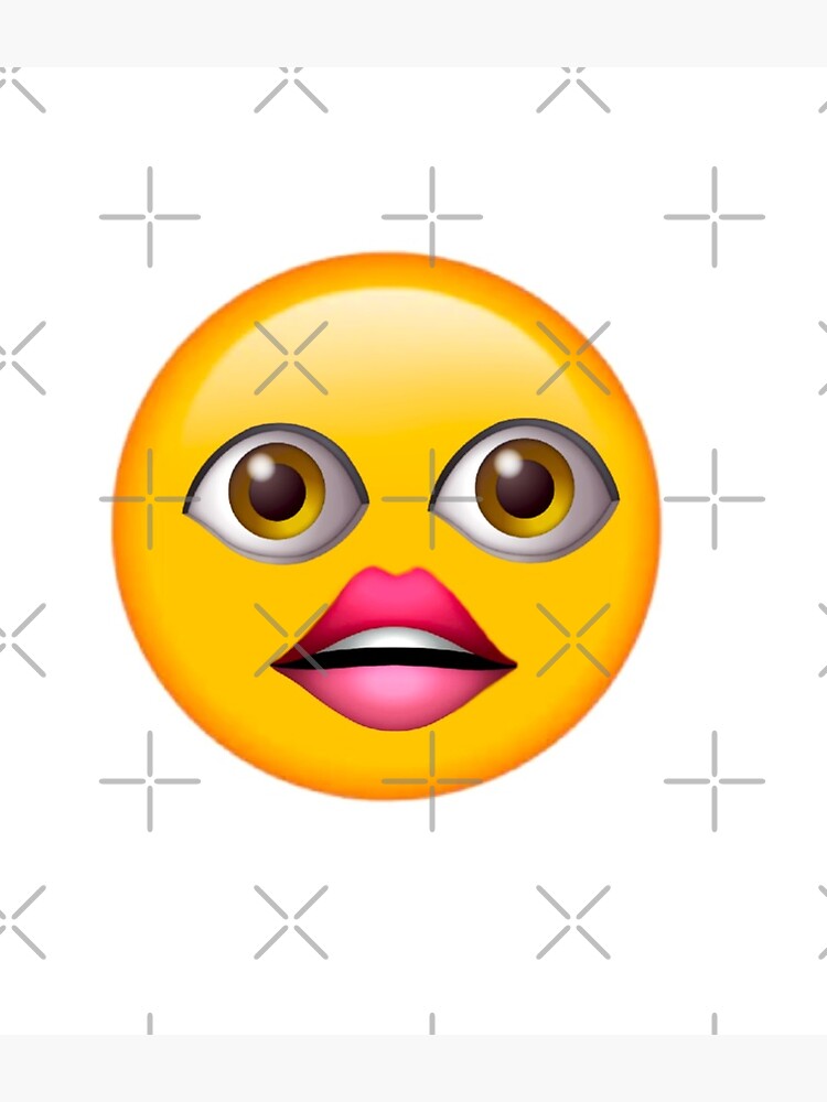 "face eye mouth emoji" Art Print for Sale by zoem0077 Redbubble