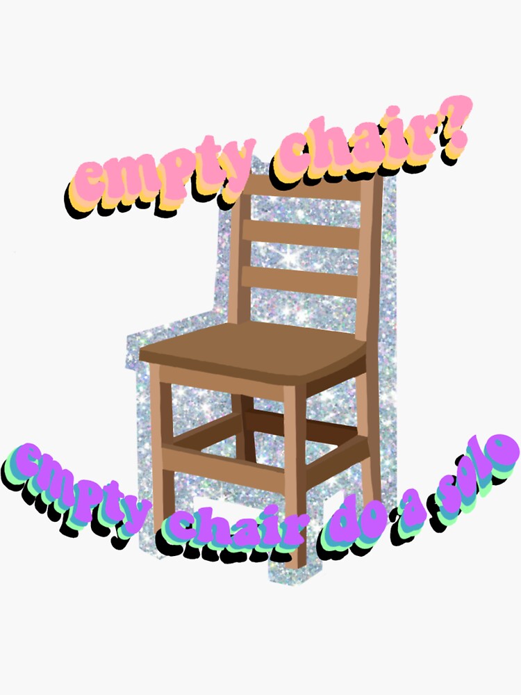 "empty chair dance moms sticker" Sticker for Sale by jordynlam Redbubble