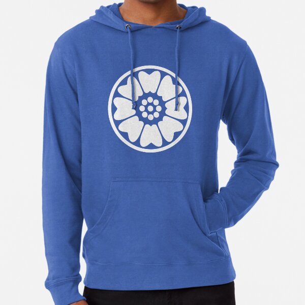 White Lotus Tile Lightweight Hoodie