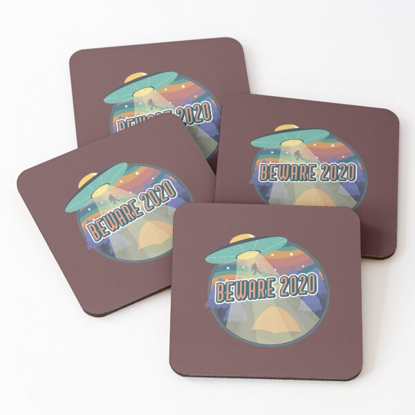 Item preview, Beware 2020 Funny Vintage Retro Covid-19 Warning designed and sold by Graphicpurpose.