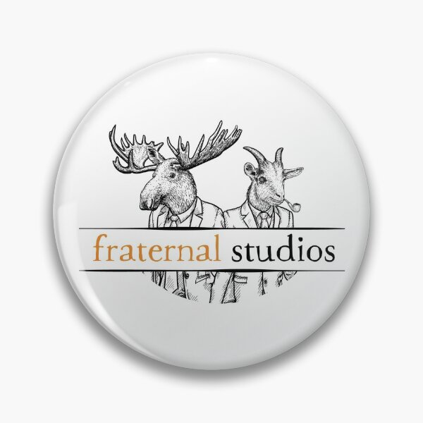 Item preview, Fraternal Studios Logo - Black on White designed and sold by FraternalStudio.