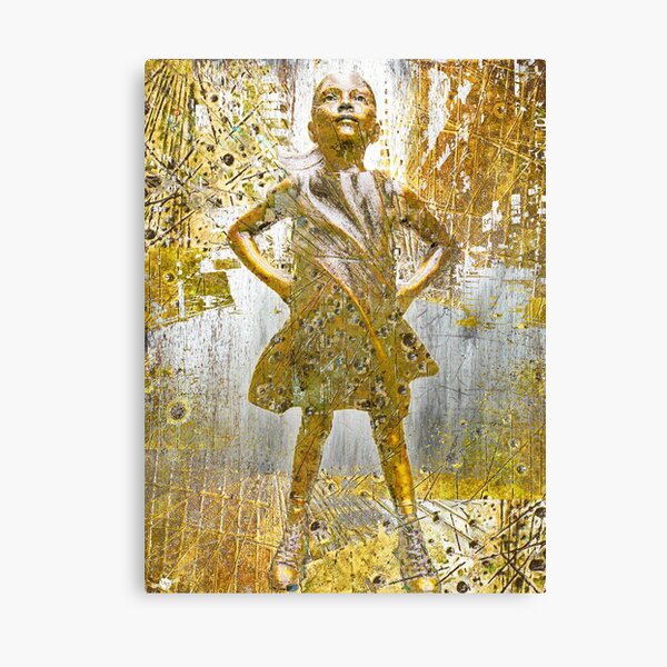Rise Fearless Girl Woman Women Female Canvas Print