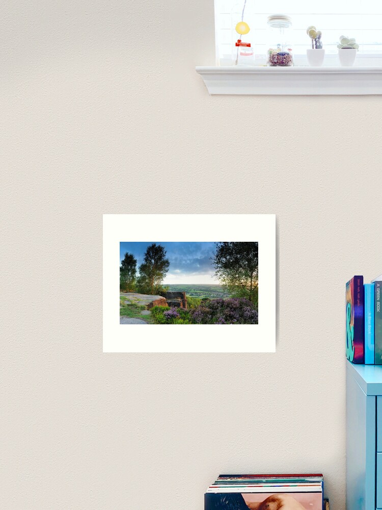 Thumbnail 2 of 3, Art Print, Druids' Altar above Airedale designed and sold by sjbowen.