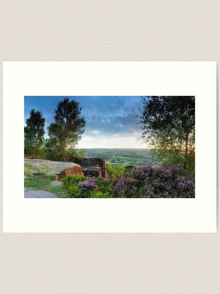 Thumbnail 1 of 3, Art Print, Druids' Altar above Airedale designed and sold by sjbowen.