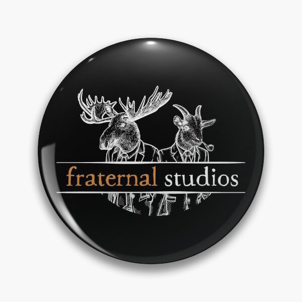 Item preview, Fraternal Studios Logo - White on Black designed and sold by FraternalStudio.