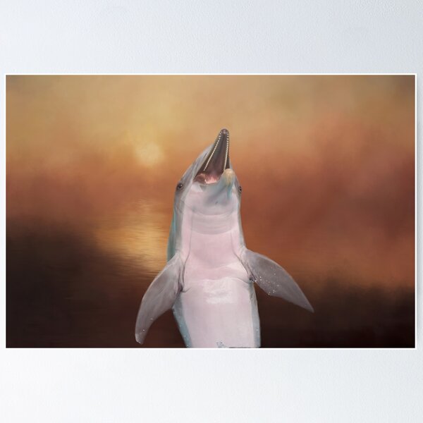 Item preview, Sunset Dolphin designed and sold by Elisabeth Lucas.