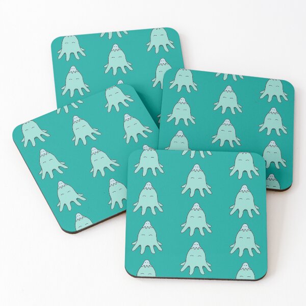 Item preview, Octopus Friends – Light Teal on Bold Teal Repeat designed and sold by ImperfectLife.