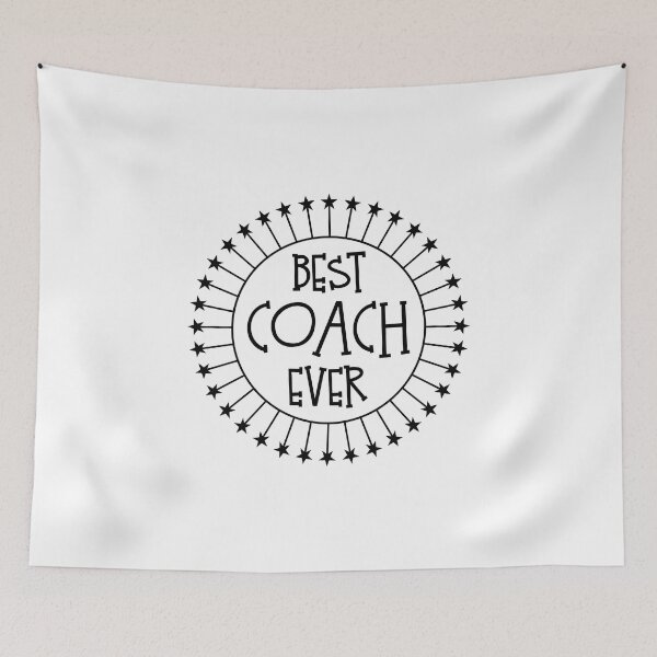 Item preview, Best Coach Ever Fathers Day Gift Idea graphic designed and sold by nikkidawn74.
