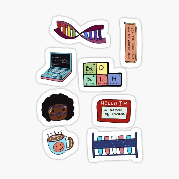 Women in Science Sticker