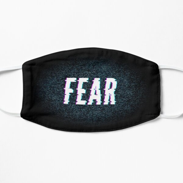 Fear Glitch Mask Flat Mask