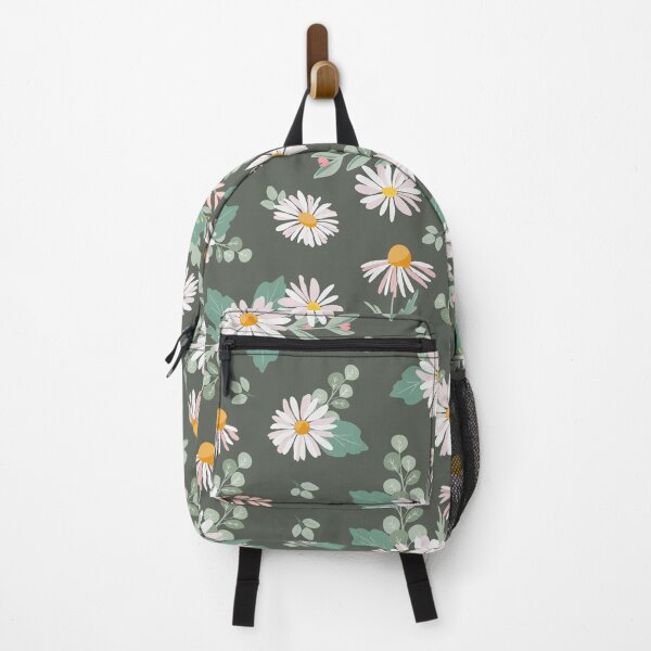 Item preview, White Daisies Olive Green designed and sold by junkydotcom.