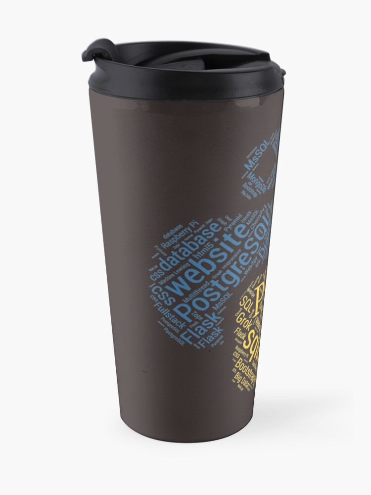 Alternate view of Python Programmer & Developer T-shirt & Hoodie NEW Travel Mug