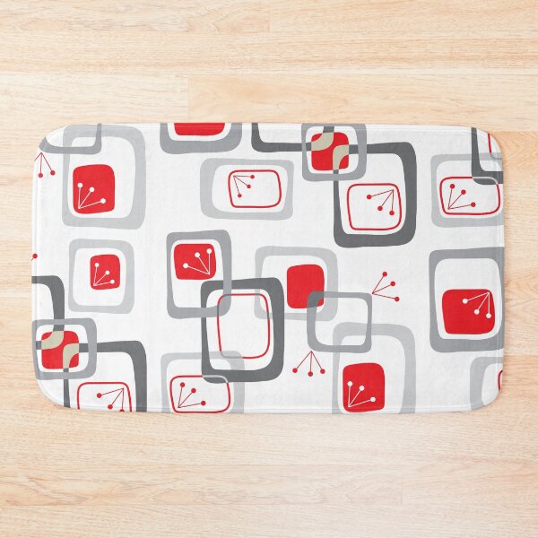 Item preview, Retro Red Cherry Squares © fatfatin designed and sold by fatfatin.