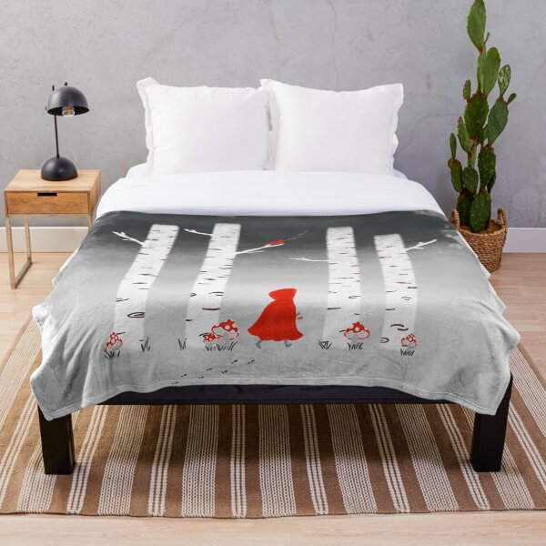 Item preview, Little Red Riding Hood in a Birch Tree Forest designed and sold by BigPlaidWolf.