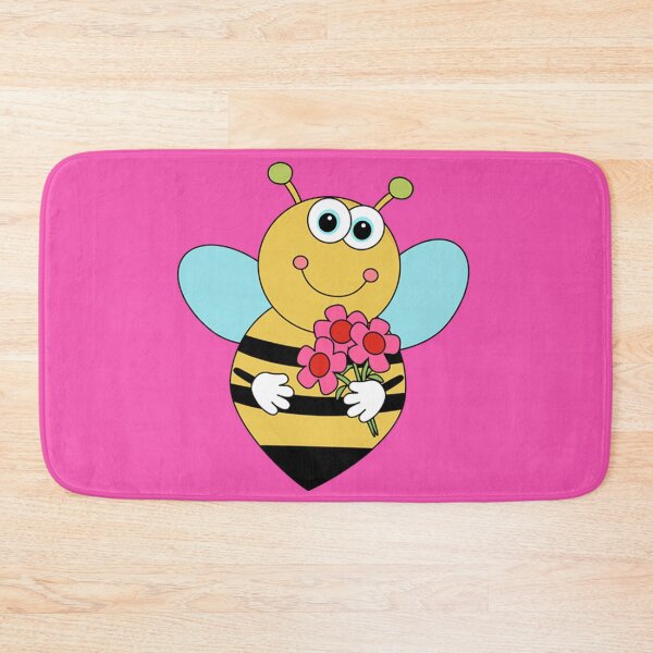 Item preview, fat honeybee with flowers designed and sold by sohelsayyad.