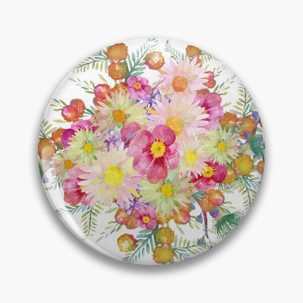 Item preview, Watercolour Bush Wildflower Garden designed and sold by Sketchbook Designs.