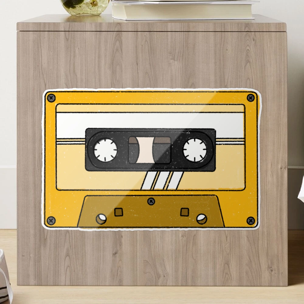 Mix cassette tape case Sticker by Chicken Soup - Pixels