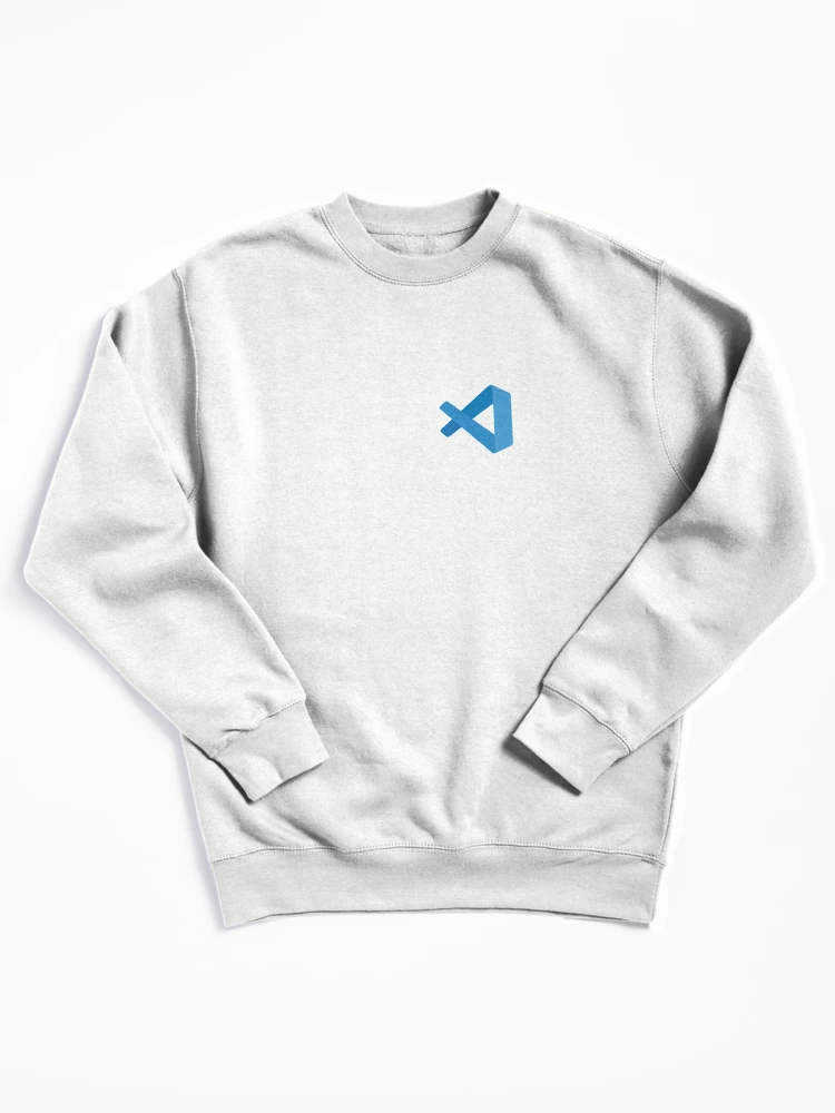 Thumbnail 1 of 6, Pullover Sweatshirt, visual studio code programming IDE designed and sold by developerfriday.