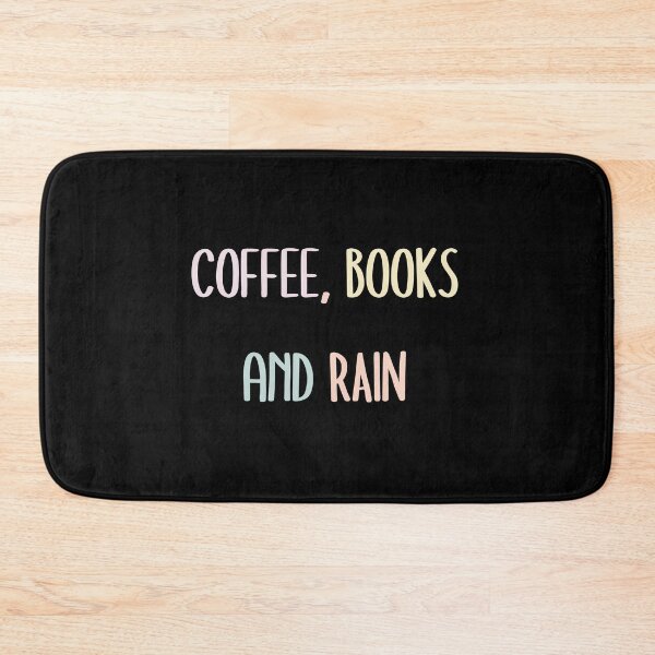 Item preview, Coffee Books and Rain designed and sold by Paperfly Studio.
