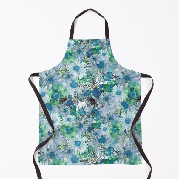 Item preview, Blue Watercolor Wildflower Garden designed and sold by Sketchbook Designs.