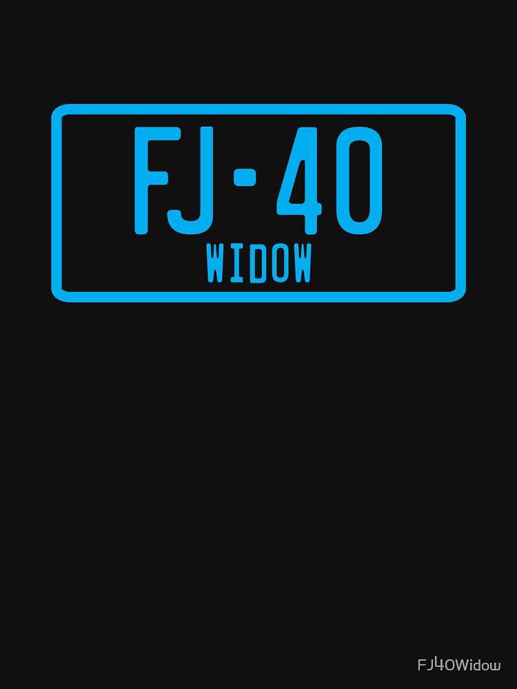FJ40 Widow Logo Blue by FJ40Widow