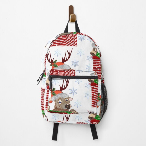 Item preview, Adorable Reindeer down the chimney designed and sold by aldona.