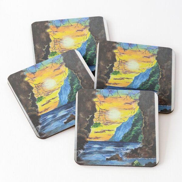 Item preview, Waterfall art designed and sold by mrashed0126.