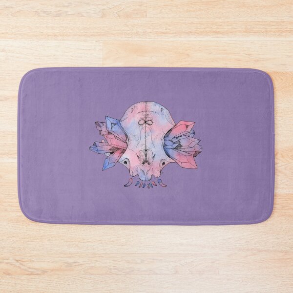 Item preview, Cat Skull with Crystals designed and sold by noctua-rex.