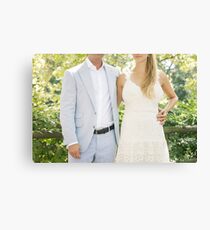 Bride & Groom Canvas Print