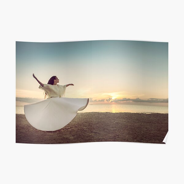 Whirling Dervish at Sunset Poster