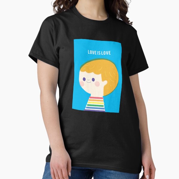 Love is Love IV for LGBTQ Rainbow x Mori Classic T-Shirt