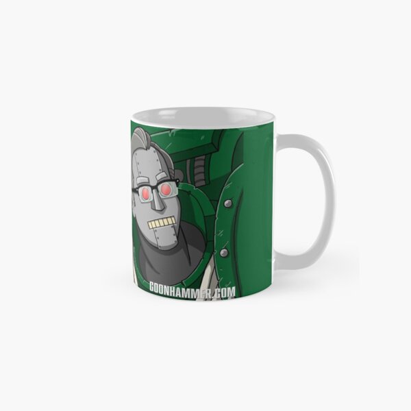 Gregbot (White Text, Transparent) Classic Mug