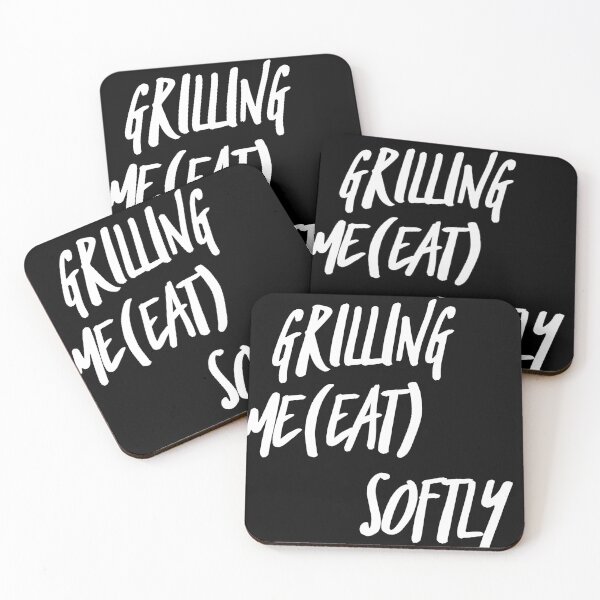 Item preview, Grilling ME Softly funny tees designed and sold by Michael Schmidt.