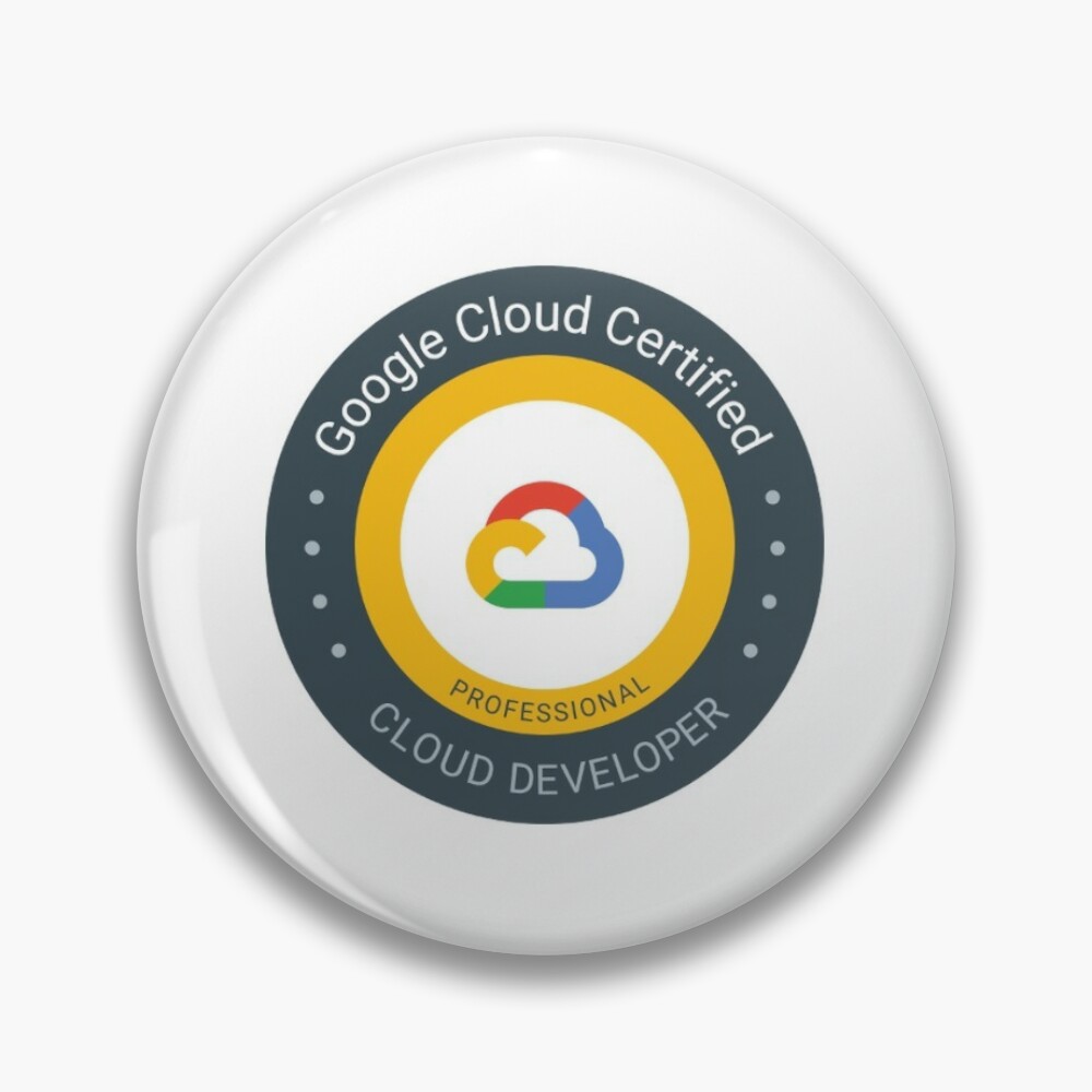 google cloud certified cloud developer logo badge