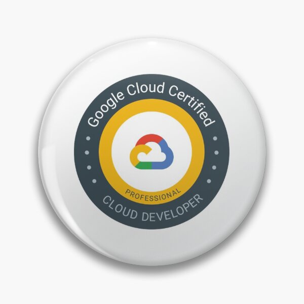 Item preview, google cloud certified cloud developer logo badge designed and sold by developerfriday.