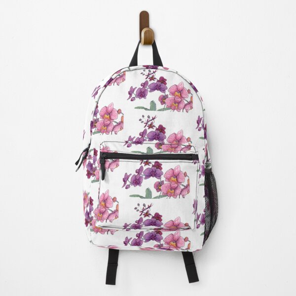 Artikelvorschau, Rosa und lila Orchideenblüten entworfen und verkauft von SusanAlisonArt.