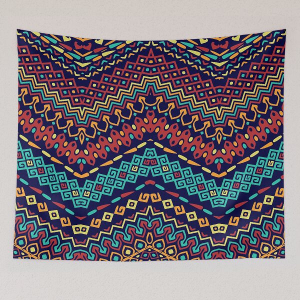 Item preview, Mayan Aztec Indian Tribal Ethnic Pattern designed and sold by Vector Scout Lab.