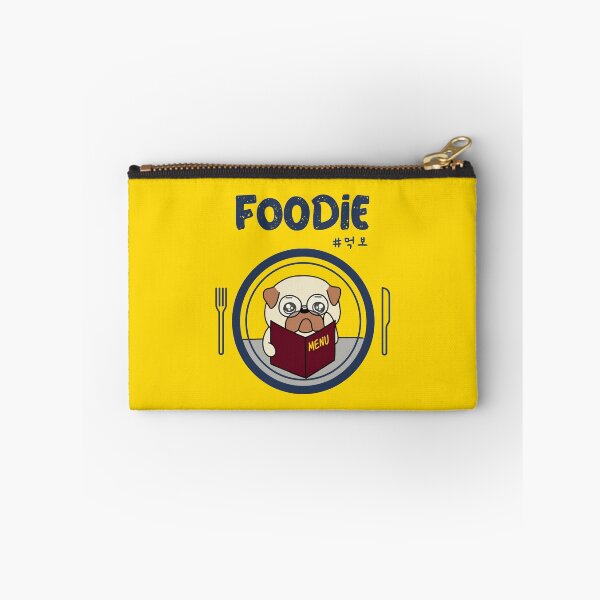 Item preview, Foodie; Drawing of a cute pug choosing menu V3 designed and sold by K-LetterCo.