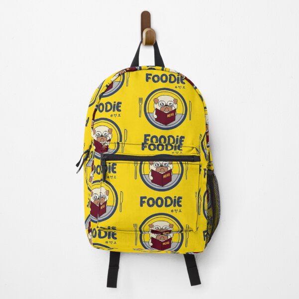 Item preview, Foodie; Drawing of a cute pug choosing menu V3 designed and sold by K-LetterCo.